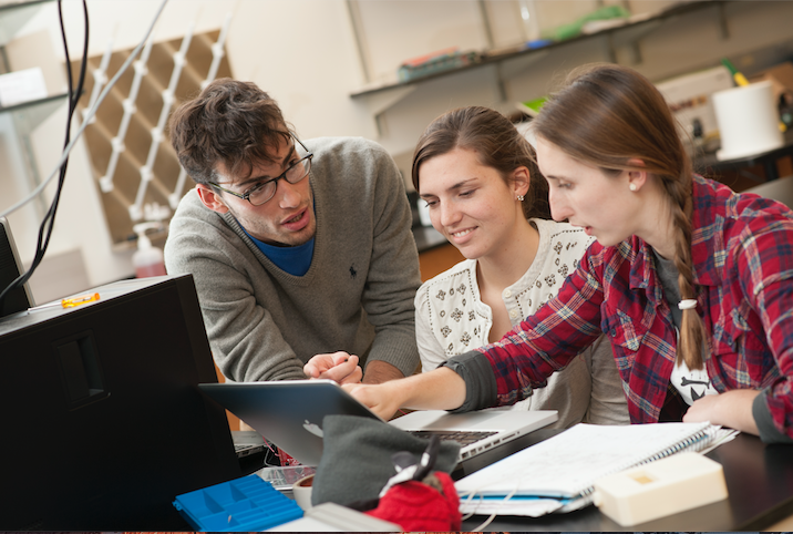 Weldon students at work