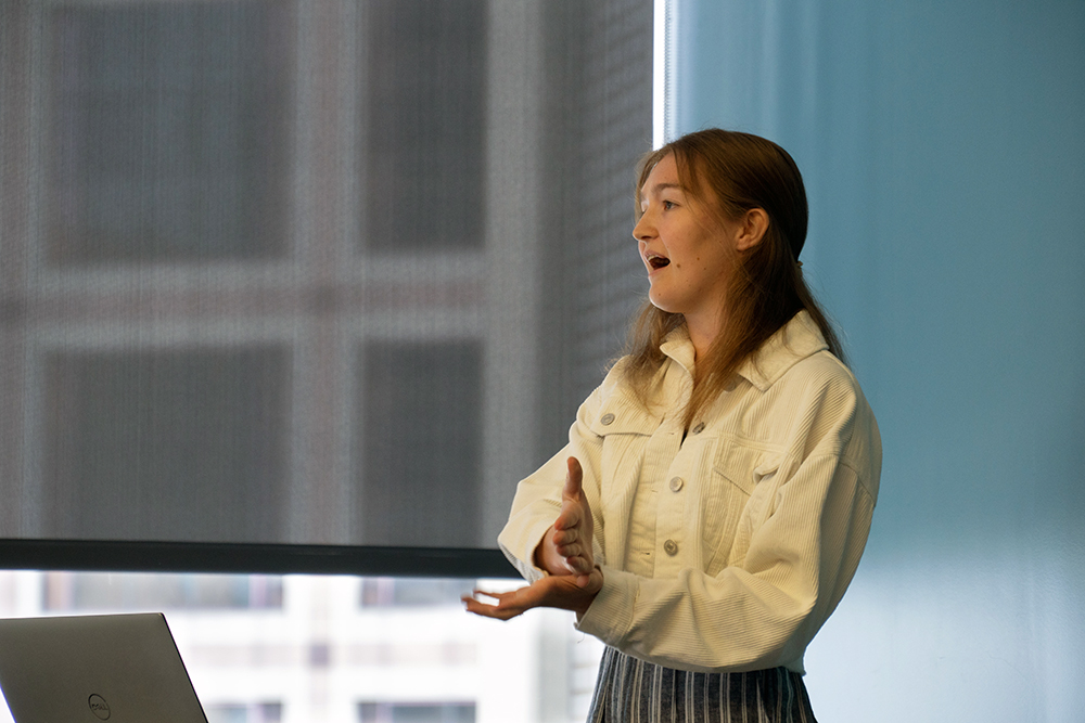 Ally said she chose civil engineering because of the impact it had on communities.