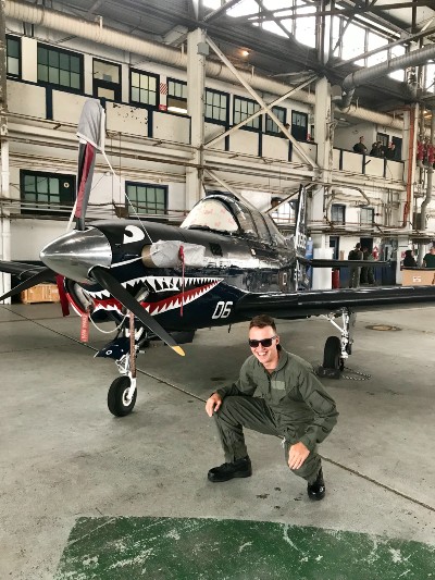 Chris is a part of the Purdue Naval ROTC program and will commission as an officer in the U.S. Navy after he earns his civil engineering degree.