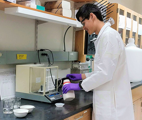 Ethan aims to earn his PhD after earning his bachelors degree in 2021.