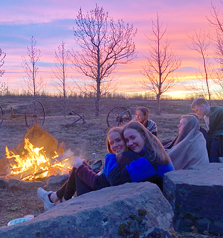 Hafdis is from the small island of Vestmannaeyjar, Iceland.