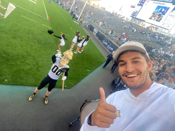 A lifelong Boilermaker fan, Haydn says he tried to attend just about every home game Purdue Sports has to offer.