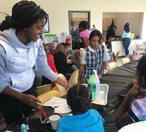 Jasmine is a member of Purdue University chapter of the National Society of Black Engineers. The organization serves to support minority engineering students and gives back to the community.