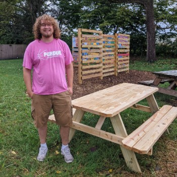 Jason's EPICS project was constructing a park in Lafayette — which he says was an amazing experience where he and his team worked with the community and helped create something that was truly impactful.