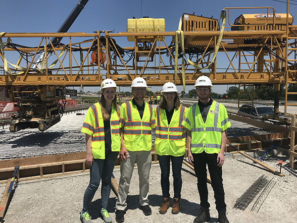 After Lauen graduates in the spring, she will enter the professional civil industry with HNTB in Chicago.