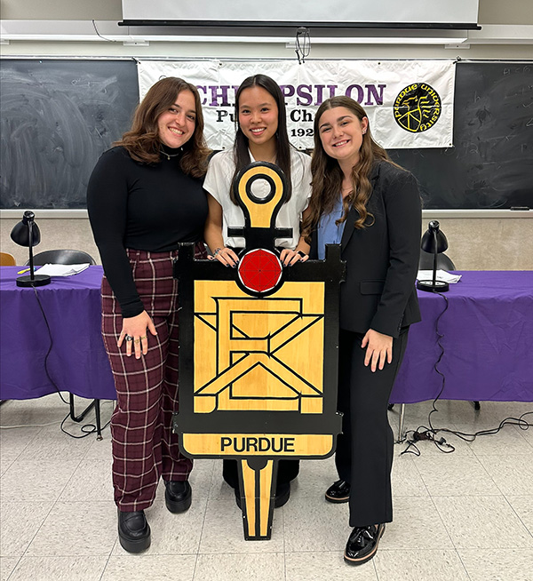 Mady said she loves the mix of academic and social opportunities offere at Purdue.