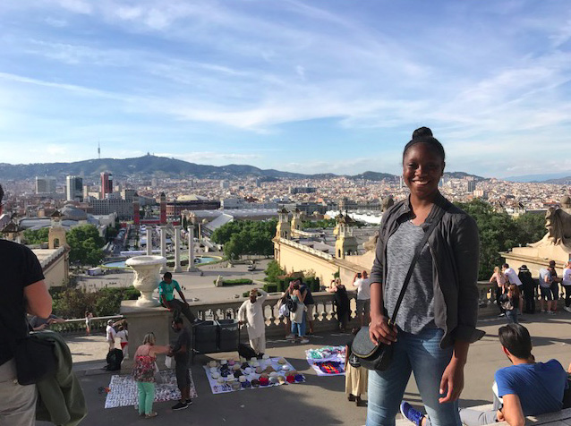 Mia in Barcelona, Spain