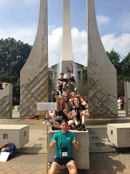 Miranda serves as a student leader in Boiler Gold Rush.