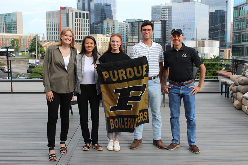 Violet says she has cherished her time as a Purdue student because of the wonderful people she has met throughout her time on campus.