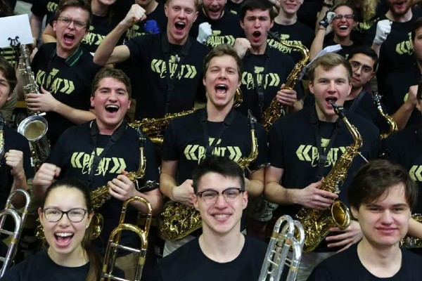 William is a member of the Purdue All-American Marching Band and is a saxophone section leader.