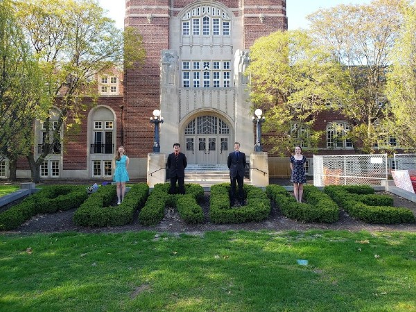 William will graduate in the summer, then plans to commit himself to service work in Chicago for a year before he pursues his Master's degree.