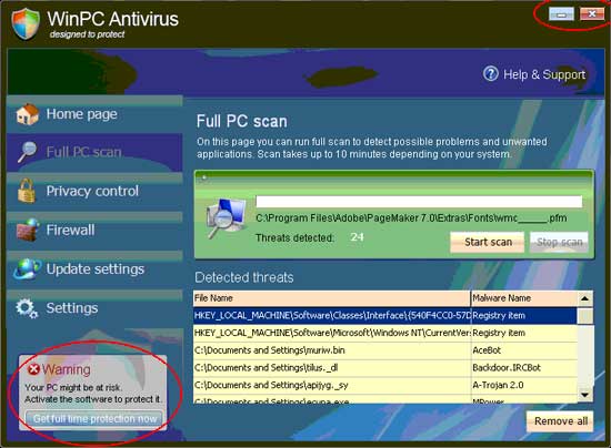 WinPC Antivirus