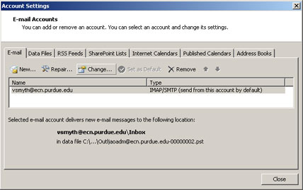 Edit Account Settings