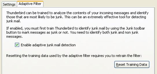 Adaptive Filter Dialog