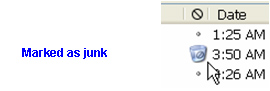 Message Marked as Junkmail