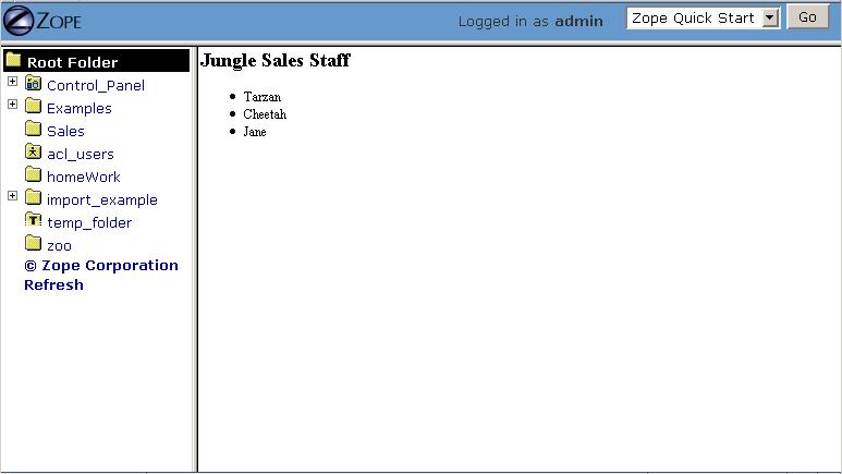 Viewing a Rendered DTML Method