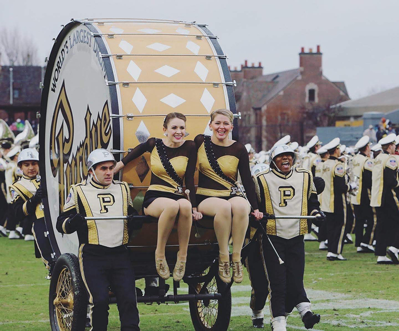 Emma sitting on the World's Largest Drive