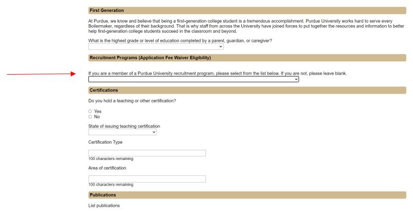 a screen capture of the application link