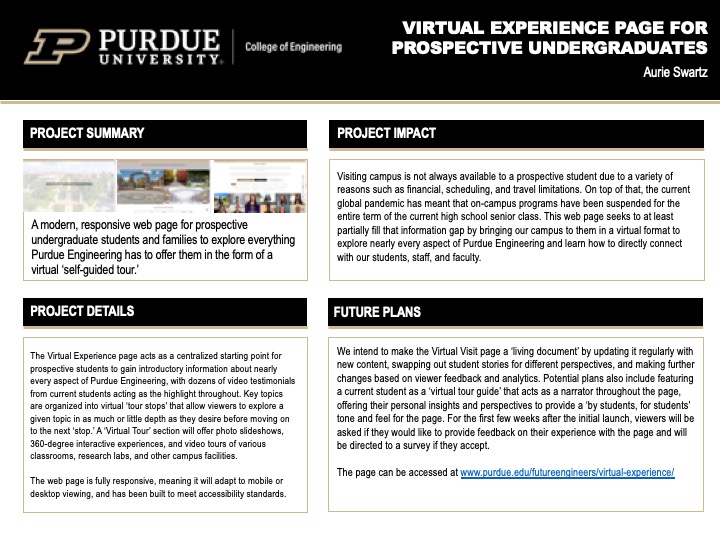 Aurie Swartz's Project visual