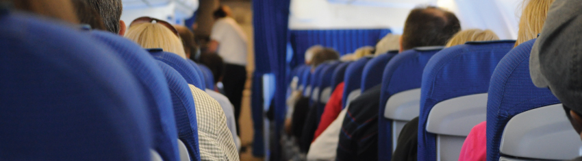 people sitting on a plane