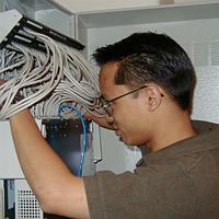 Albert Mondero at work