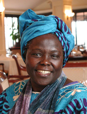 Portrait of Wangari Maathai